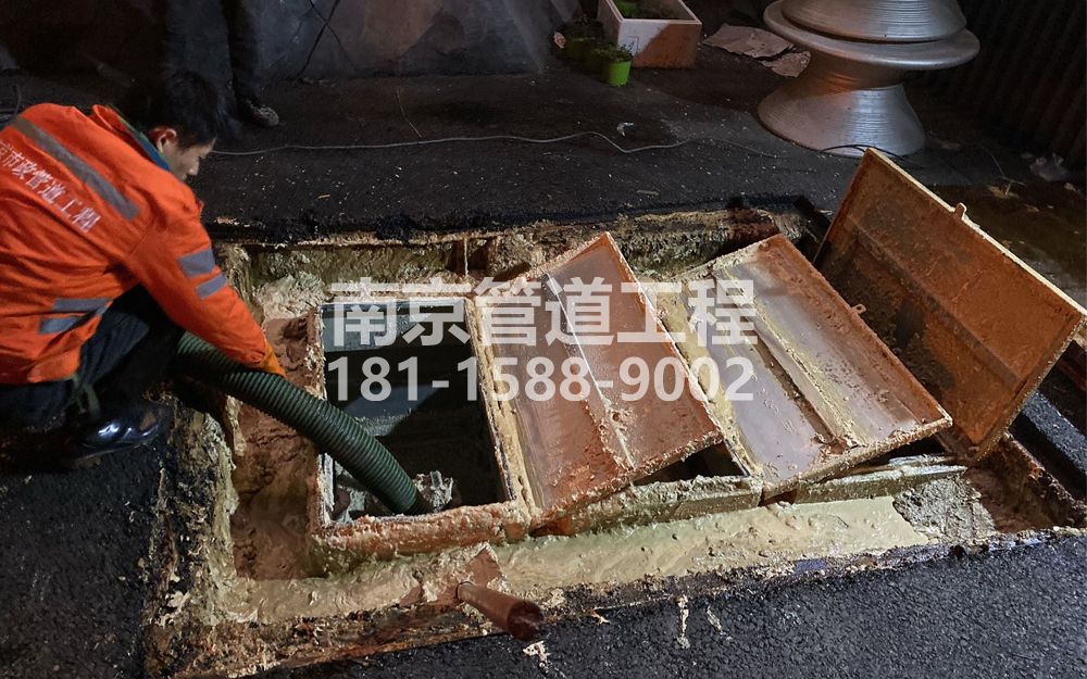 276钱塘饭店隔油池清理